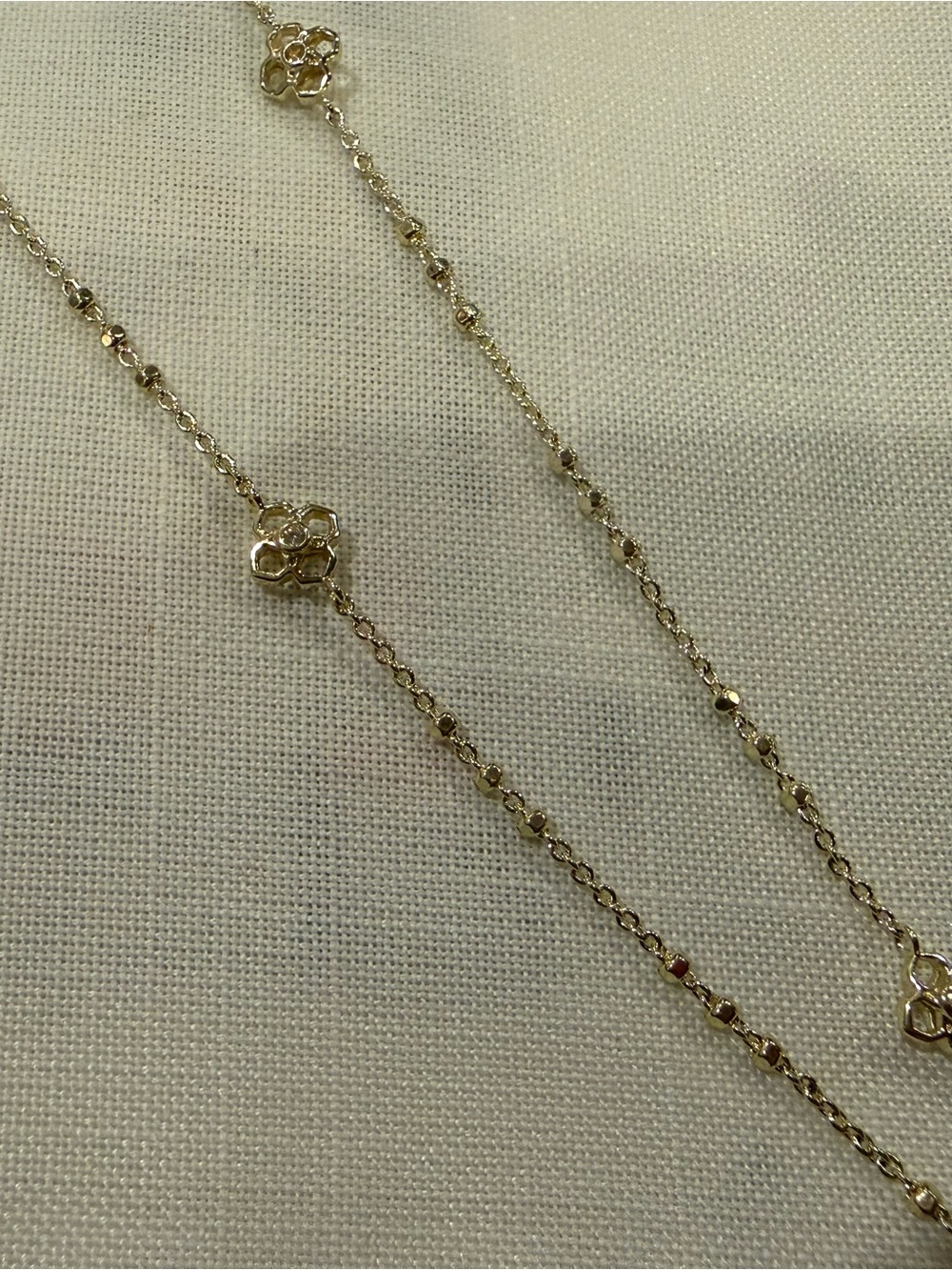 Kendra Scott Gold Flower Station Necklace